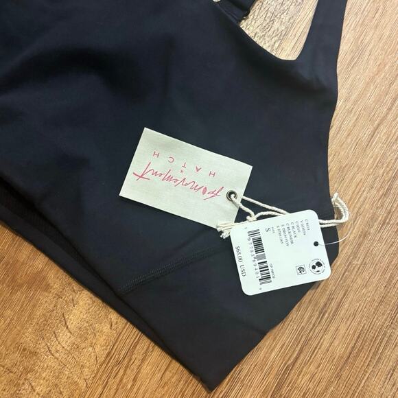 NWT FP Movement x Hatch Never Better Square Neck Maternity Bra Black Size Small - Picture 6 of 6